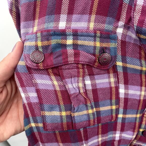 Matilda Jane | Millie All Day Ruffle Plaid Top // M - Picture 8 of 10